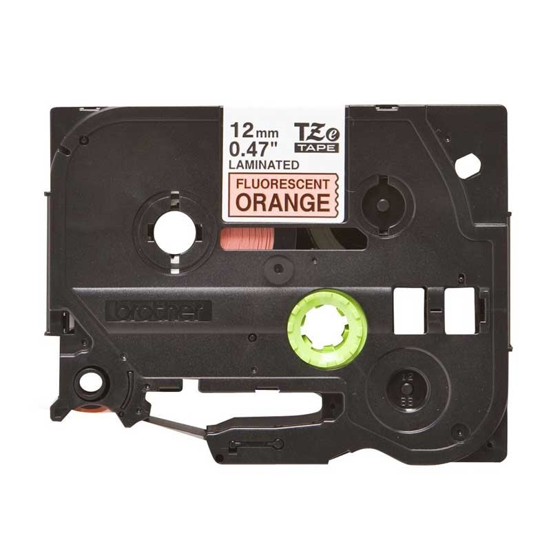 Brother TZEB31 P-Touch schwarz auf neon orange 12mm