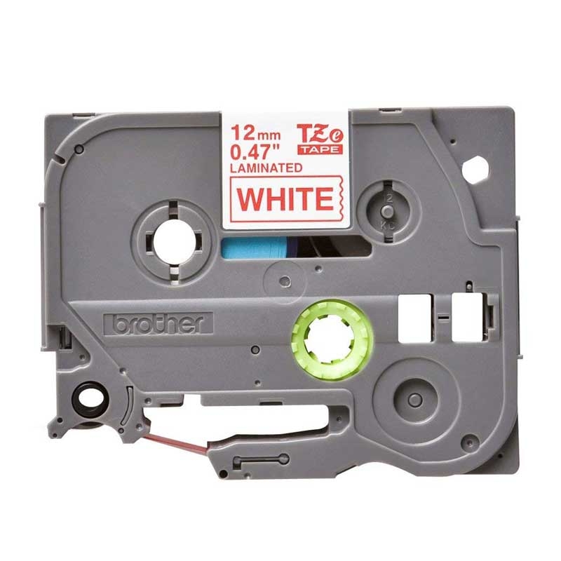 Brother TZE-232 P-Touch rot auf weiss 12mm