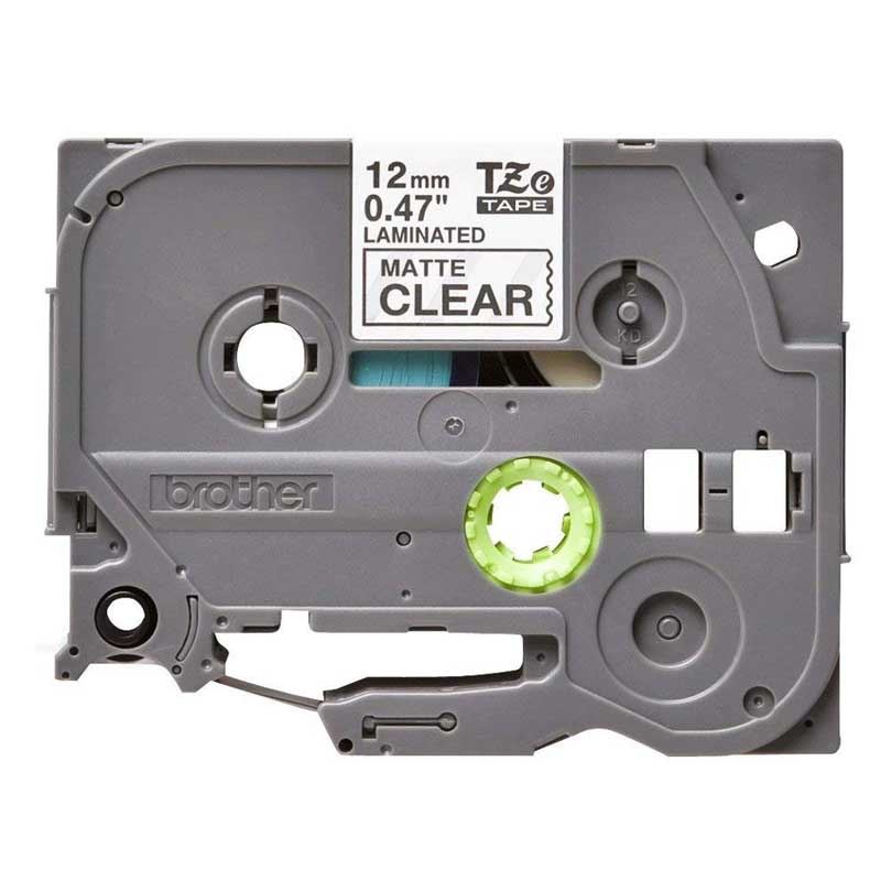 Brother TZEM31 P-Touch schwarz auf clear-matt 12mm (2. Wahl)