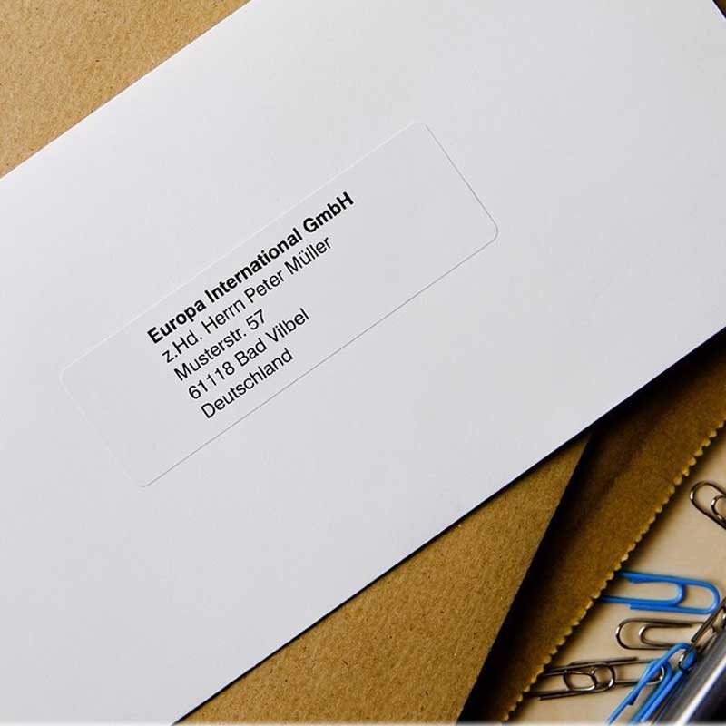 Brother DK11201 Einzeletiketten 29 x 90 mm, 400 Stück, weiß