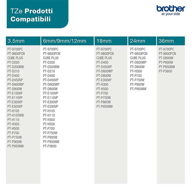 Brother TZES251 P-Touch schwarz auf weiss 24mm extra stark klebend