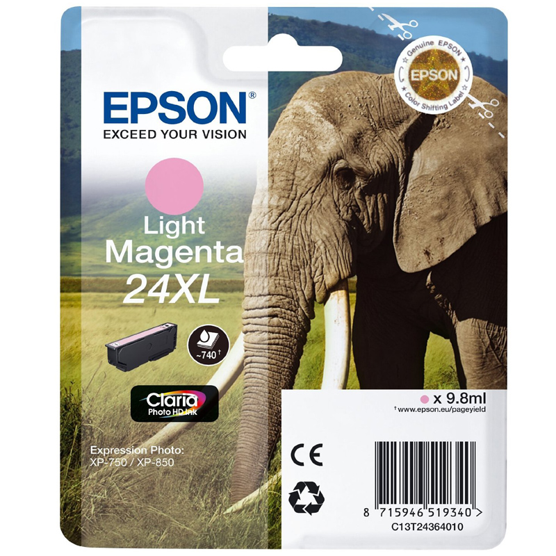 Epson 24XL Tinte light magenta