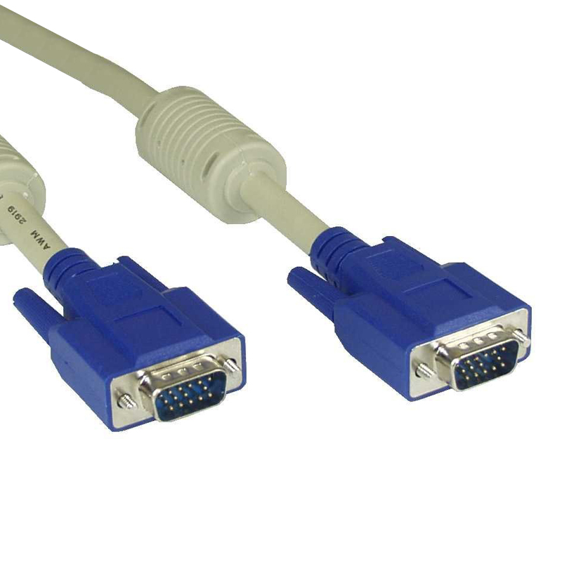 InLine S-VGA Kabel 5m beige 17718