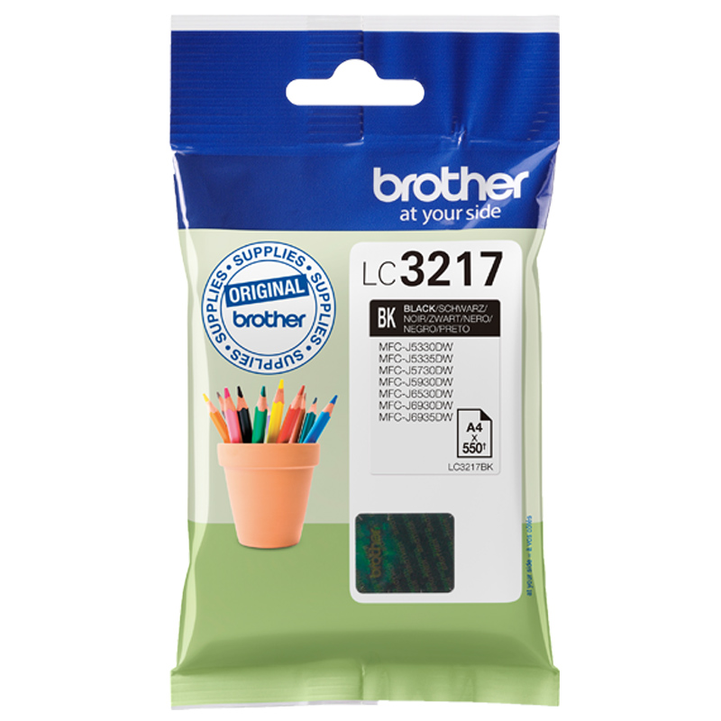 Brother LC-3217BK Tinte schwarz