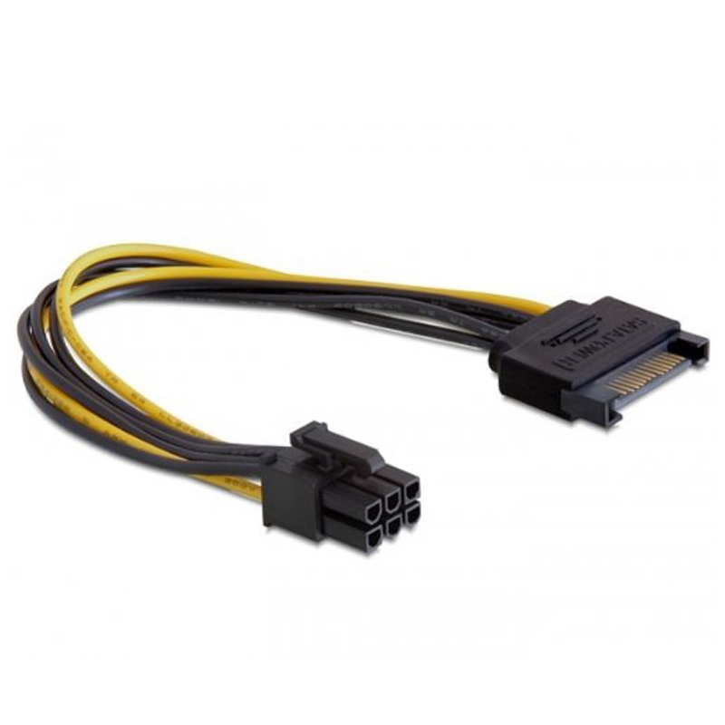 Delock Power SATA 15 Pin 1x6 PCI Express