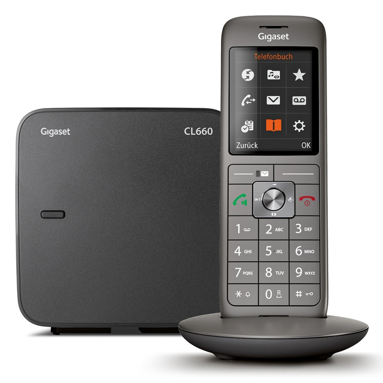 Gigaset CL660 Schnurlostelefon anthrazit