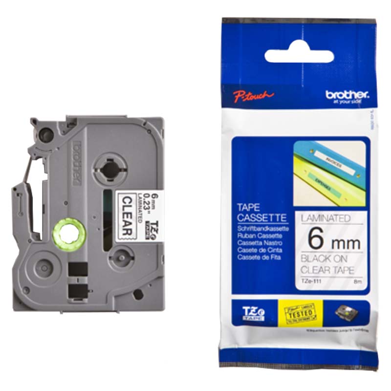 Brother TZE-111 Schriftbandkassette 6mm