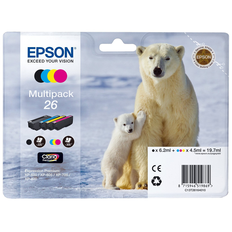 Epson Multipack 26 Claria Premium Tintenpatrone