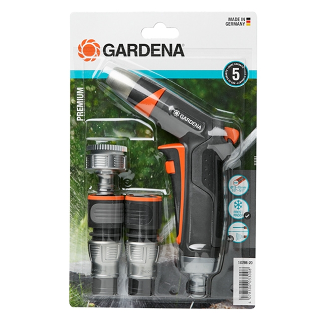 GARDENA 18298-20 Reinigunsspritze mit Anschluss-Set