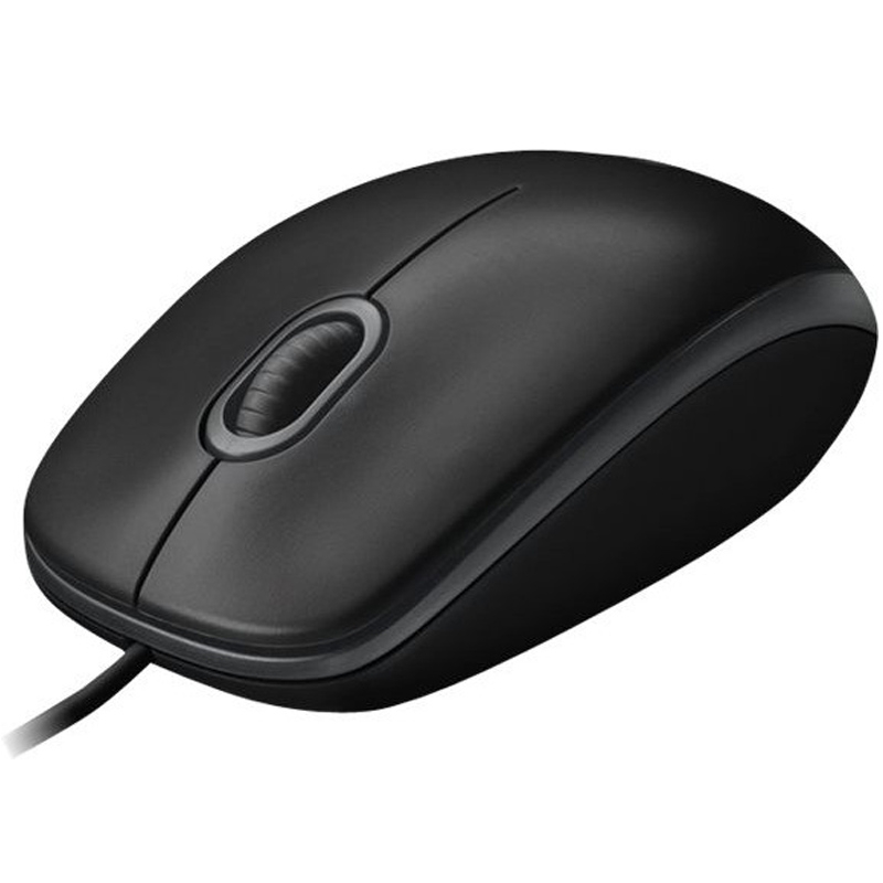 Logitech B100 schwarz Maus