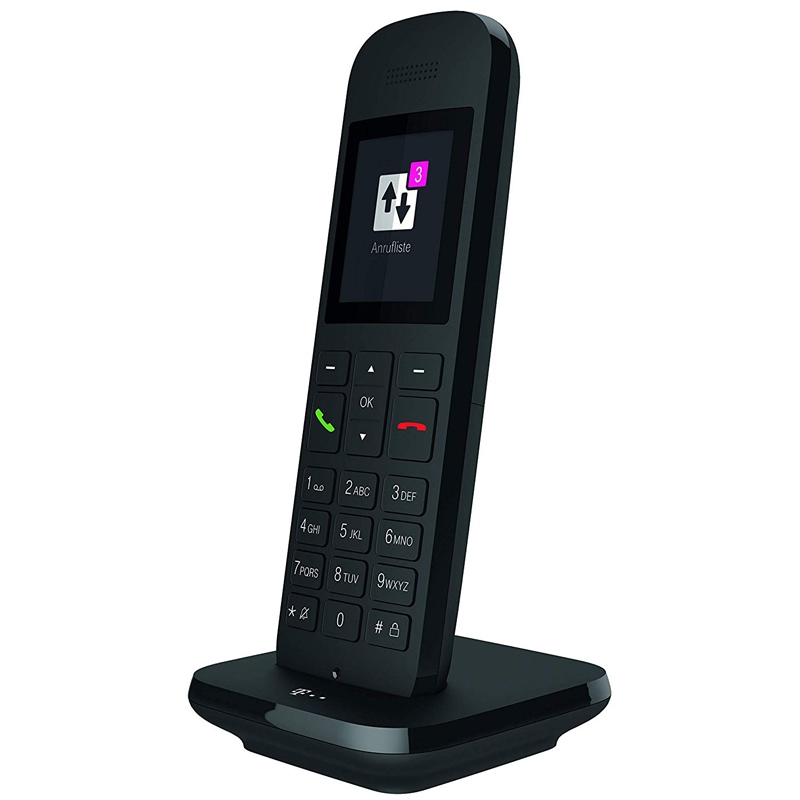 Telekom Speedphone 12 DECT Telefon schwarz