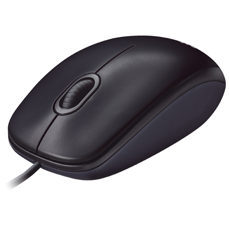 Logitech Logi M90 USB Maus schwarz