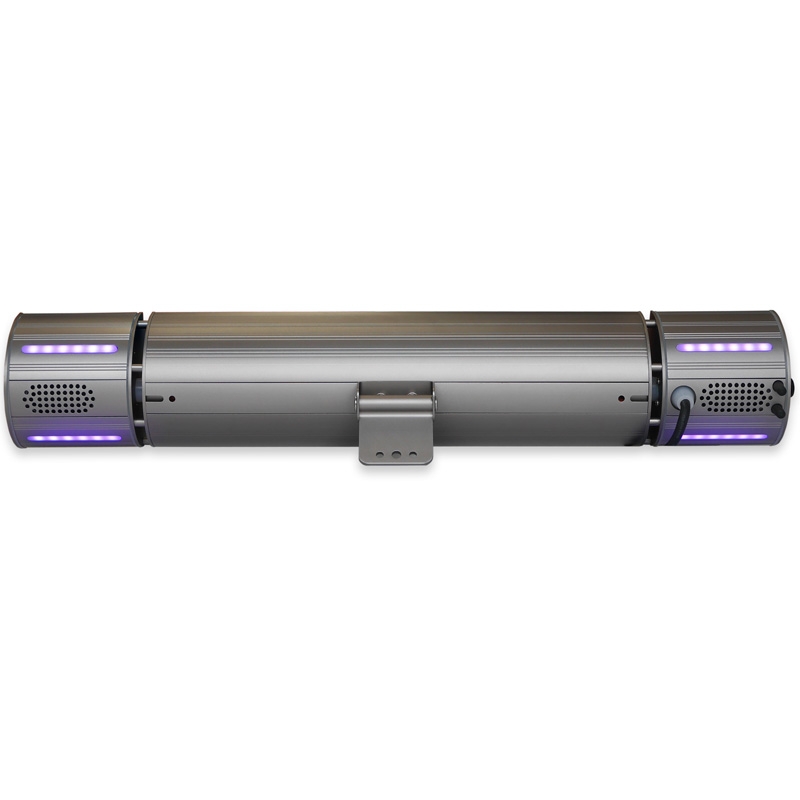 Vasner Appino BEATZZ Infrarotstrahler mit Bluetooth-Lautsprecher grau