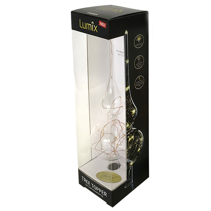 Krinner Lumix Tree Topper Christbaumspitze Klar