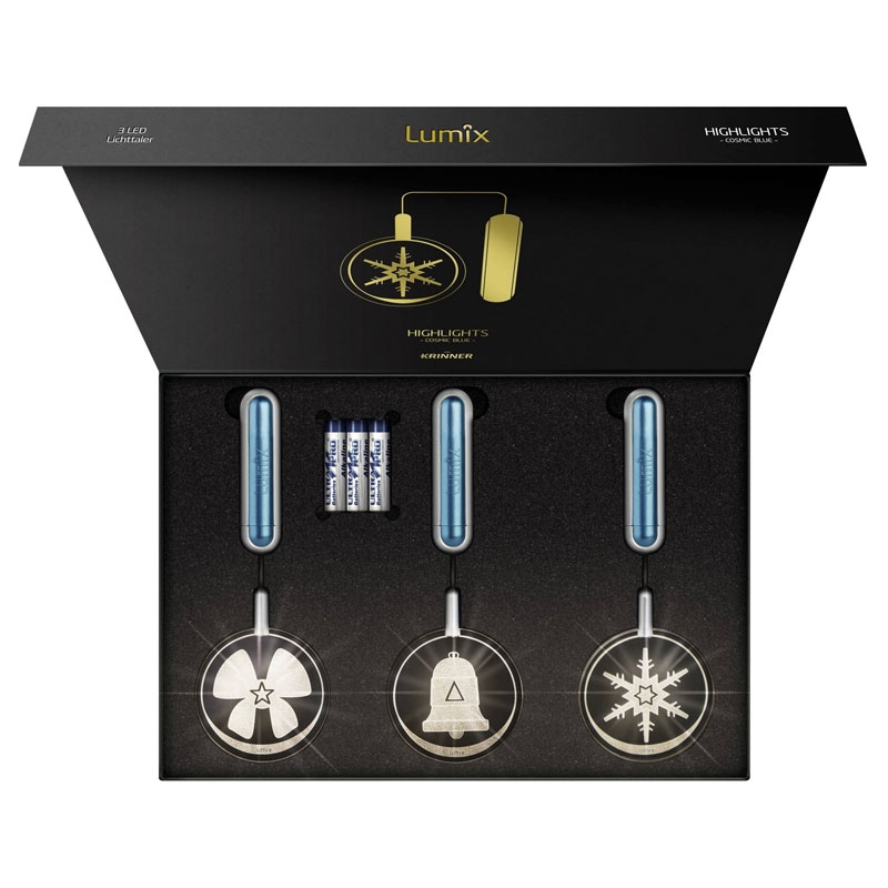 Krinner Lumix Highlights 3D-Acrylglastaler Cosmic Blue