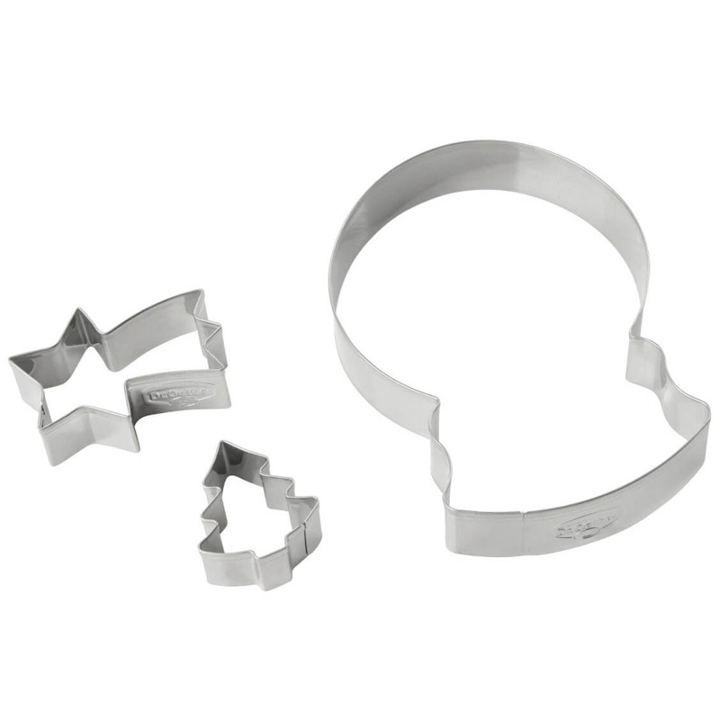 Dr. Oetker Schneekugel Ausstecher 3-tlg.