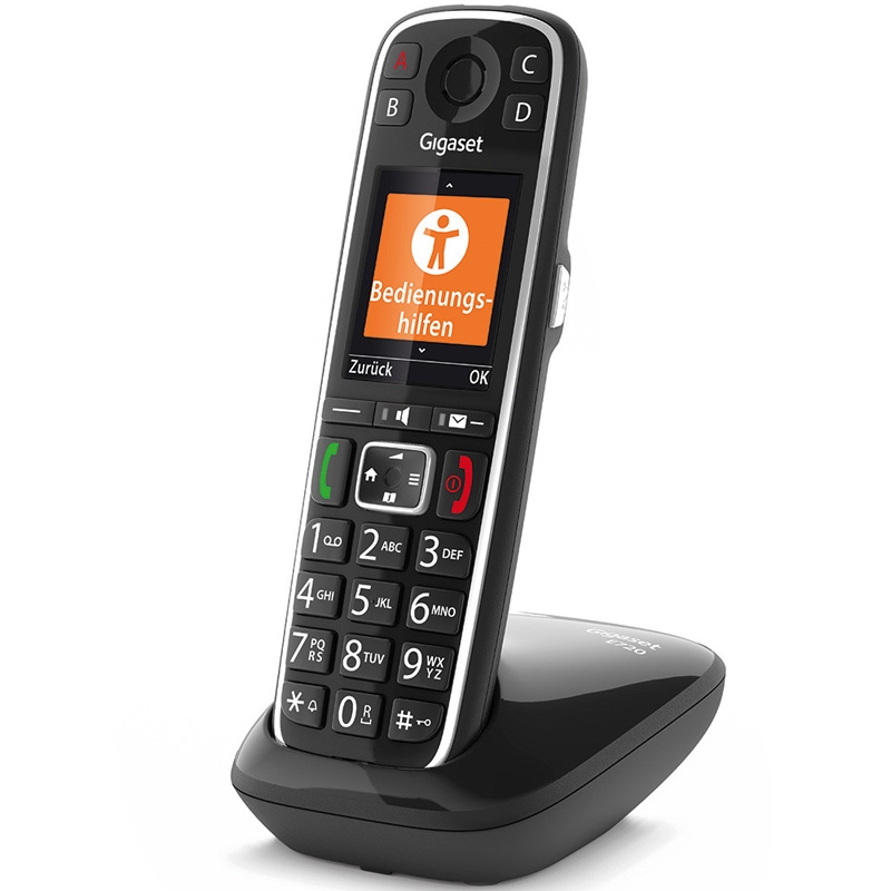 Gigaset E720 Schnurlostelefon schwarz