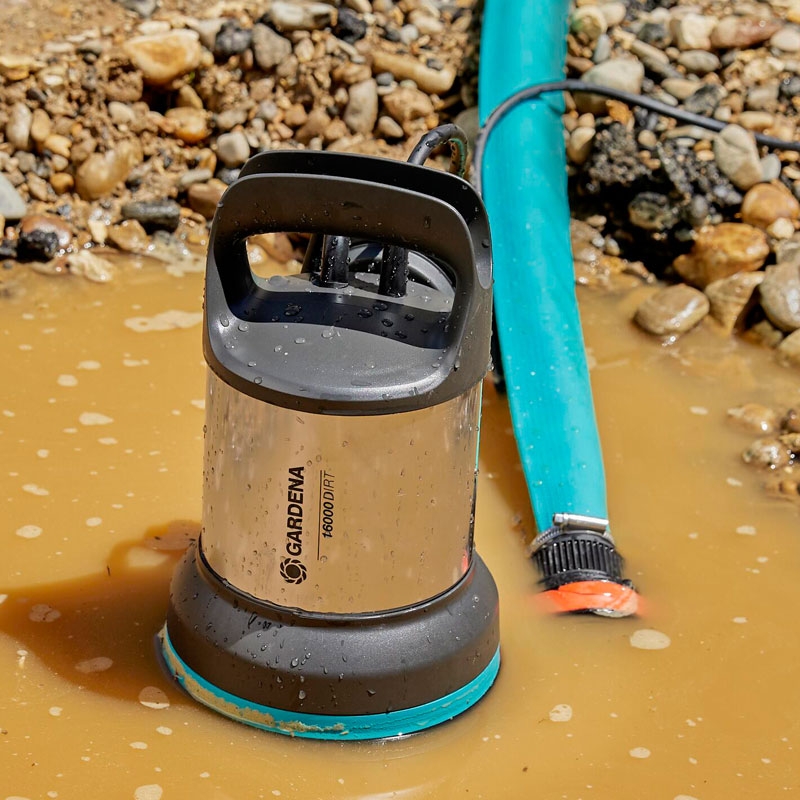 GARDENA 09042-20 Schmutzwasser-Tauchpumpe 16000