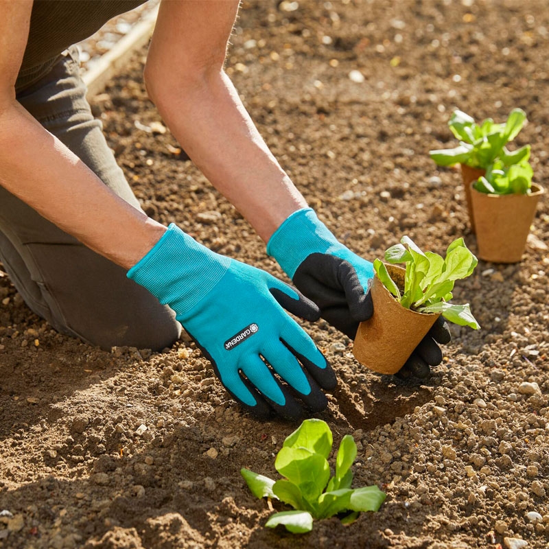 GARDENA 11510-20 Pflanz- und Bodenhandschuh Größe 7 / S