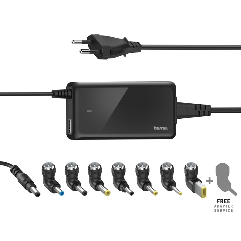 Hama Universal-Notebook-Netzteil "Slim & Light", 19V/65W