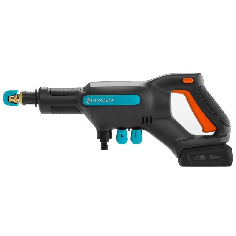 GARDENA 14800-20 Akku-Mitteldruckreiniger AquaClean 24/18V P4A Ready-To-Use Set