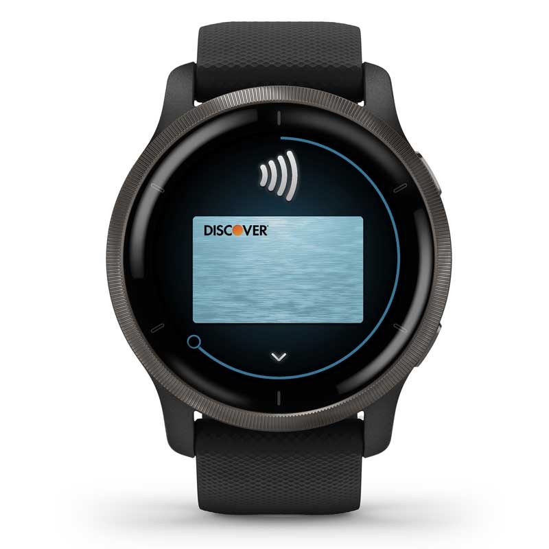 Garmin Venu 2 Smartwatch schwarz/schiefergrau