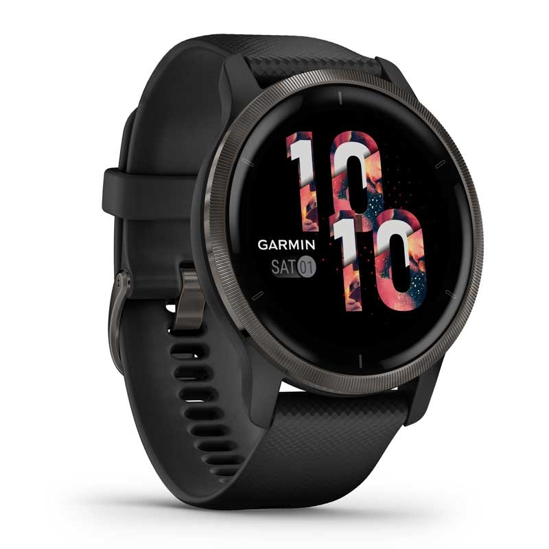 Garmin Venu 2 Smartwatch schwarz/schiefergrau