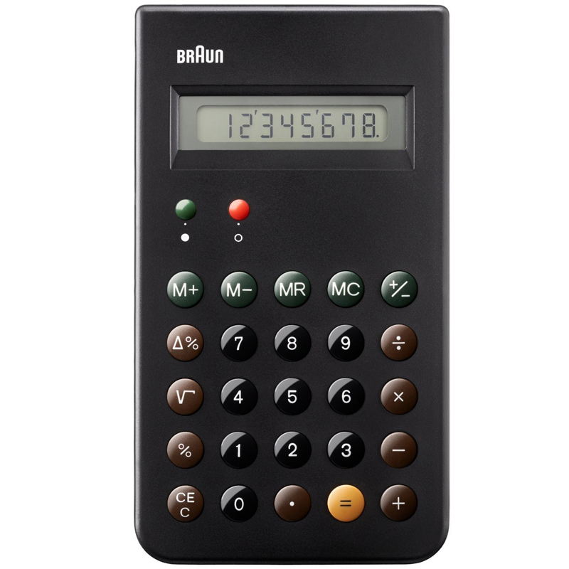 Braun BNE001BK Taschenrechner schwarz