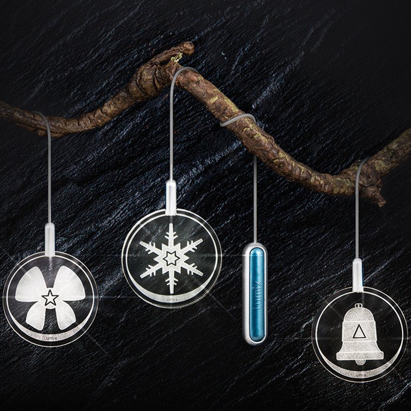 Krinner Lumix Highlights 3D-Acrylglastaler Cosmic Blue