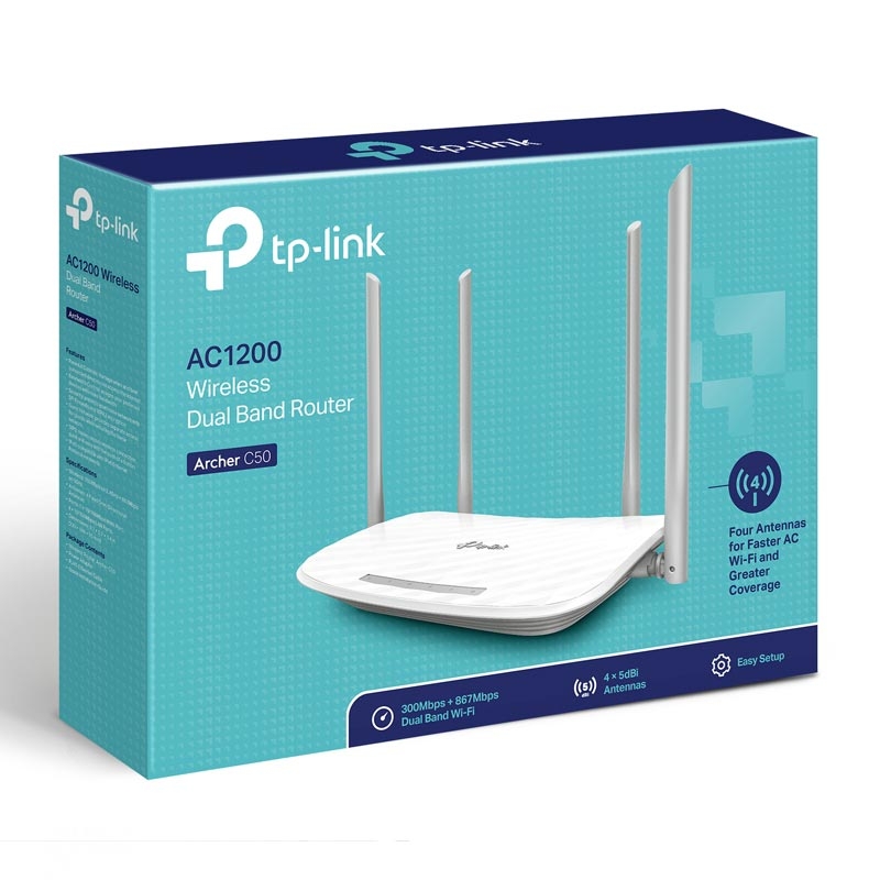 TP-Link Archer C50 V3.0 AC1200 Dualband WLAN Router