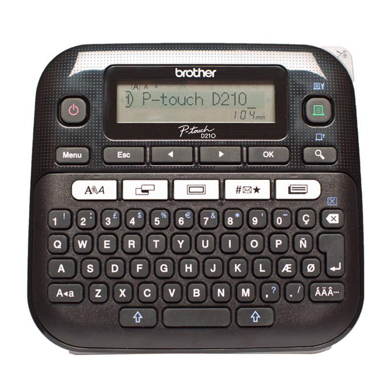 Brother PTD210ZG1 P-Touch D210 Beschriftungsmaschine