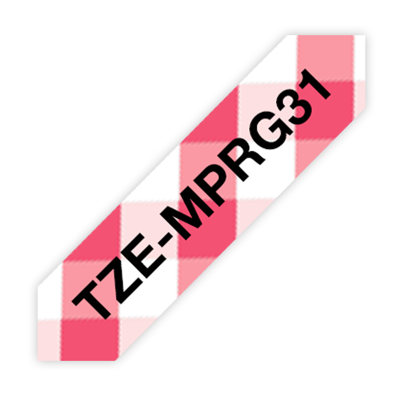 Brother TZe-MPRG31 P-touch Schriftband mit Muster (laminiert) 4 m lang