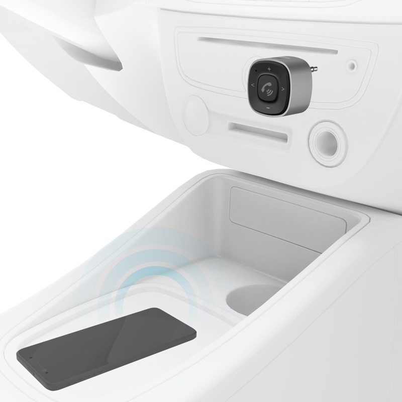 Hama Bluetooth-Receiver für Kfz mit 3,5-mm-Stecker und USB-Ladegerät