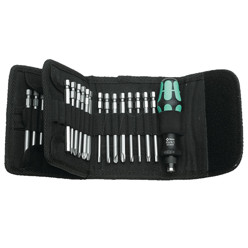 Wera Kraftform Kompakt 62 Falttasche mit 89 mm langen Bits