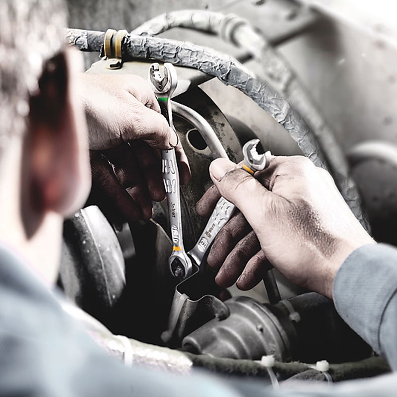 Wera Joker 4-tlg. Maul-Ringratschenschlüssel-Satz