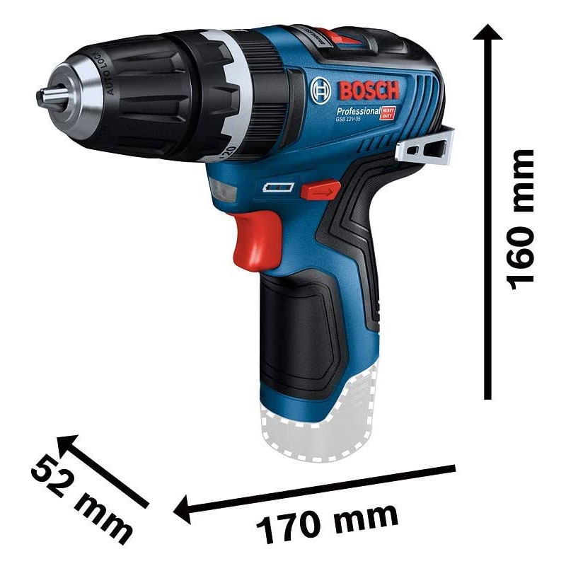 Bosch GSB 12V-35 L-BOXX Akku-Schlagbohrschrauber