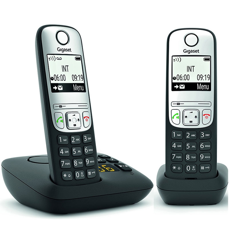 Gigaset A690A Duo Schnurlostelefon schwarz