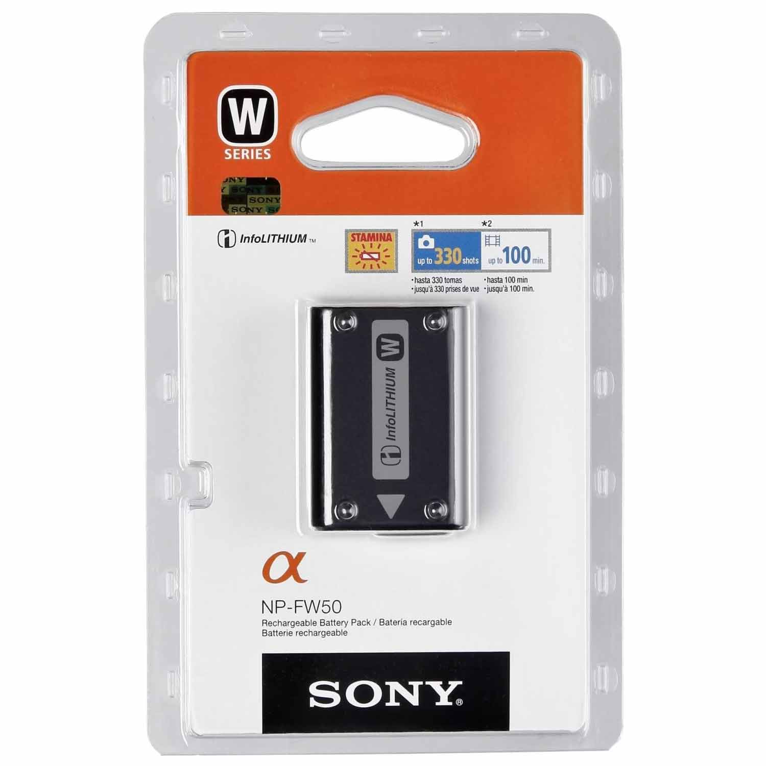 Sony NP-FW50 W-Serie Lithium-Akku schwarz