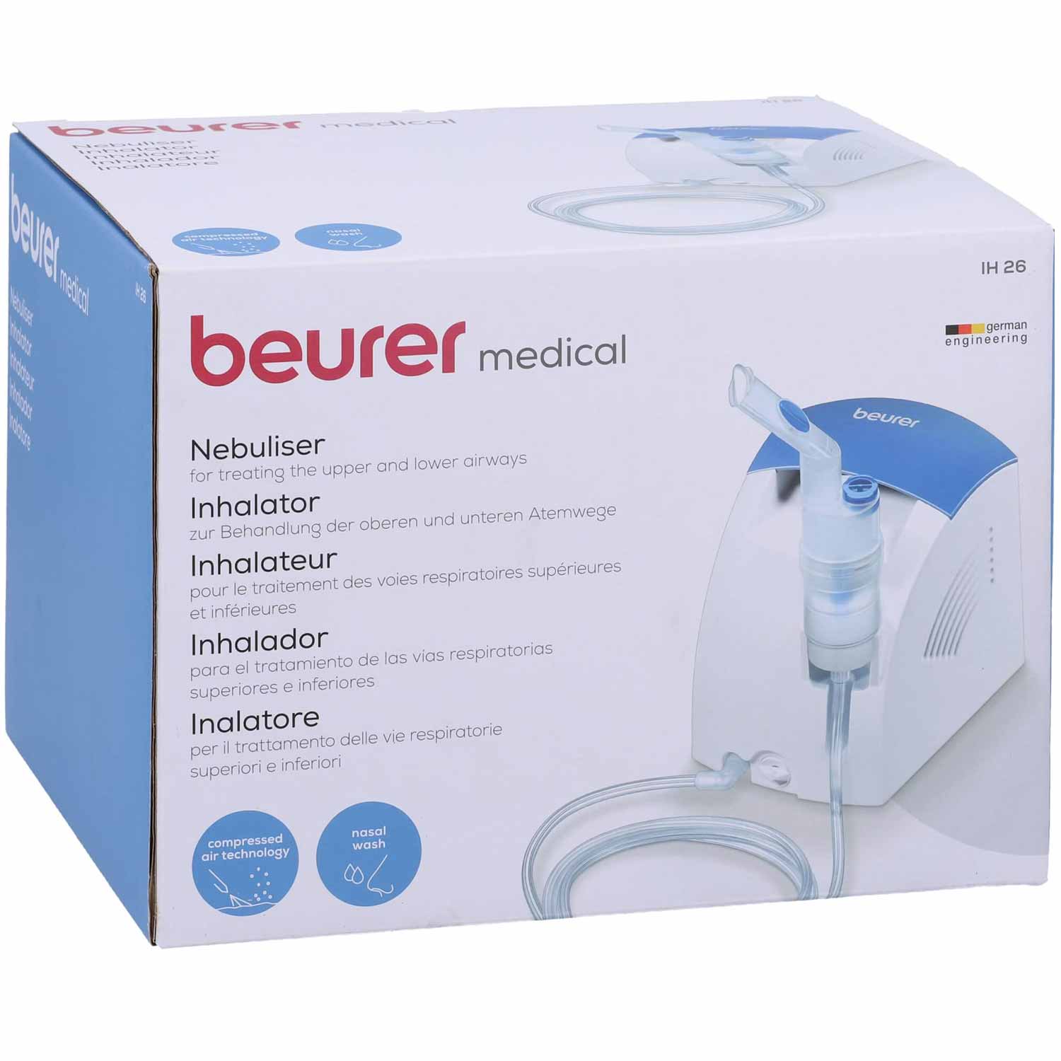 Beurer IH 26 Inhalator und Nasenspülung weiß