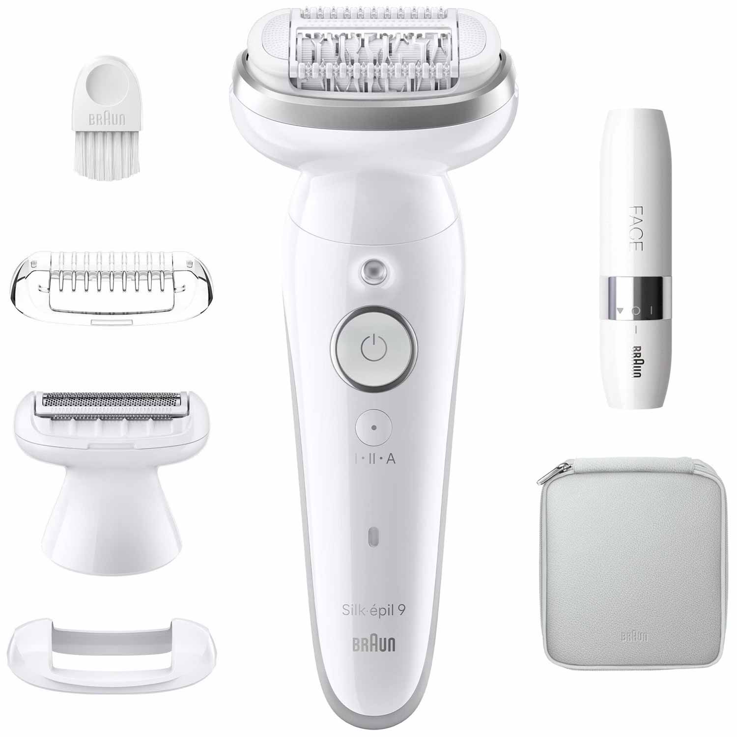 Braun Silk-epil 9-341 SensoSmart Wet&Dry Epilierer weiß/silber