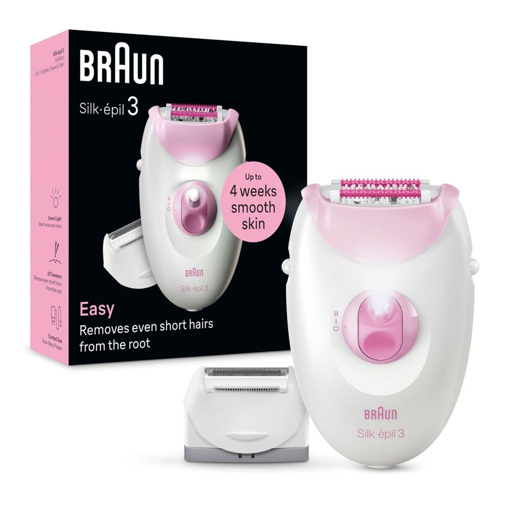 Braun 3-031 Silk-épil 3 Epilierer rosa