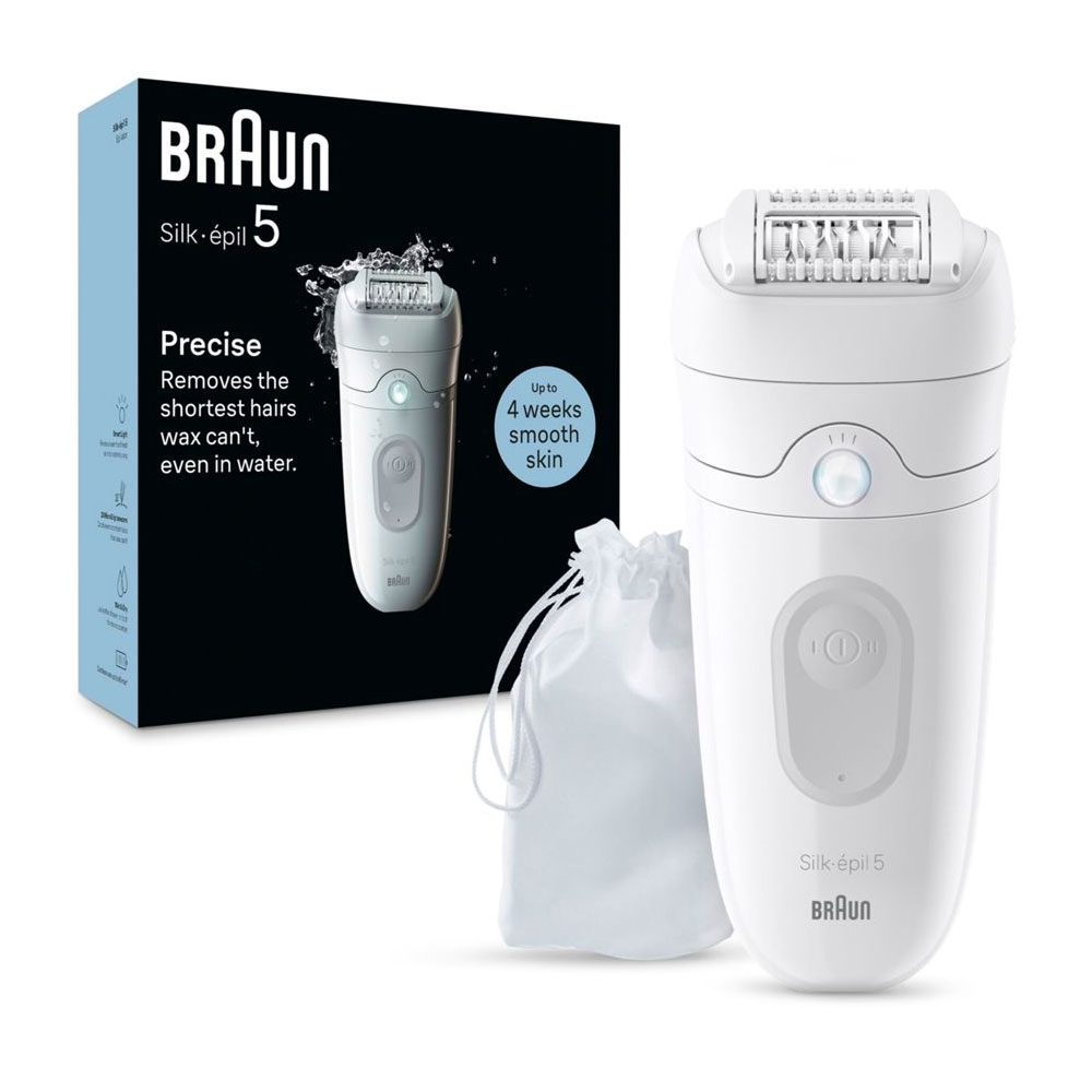 Braun Silk-épil 5 5-011 Epilierer Damen weiß/grau