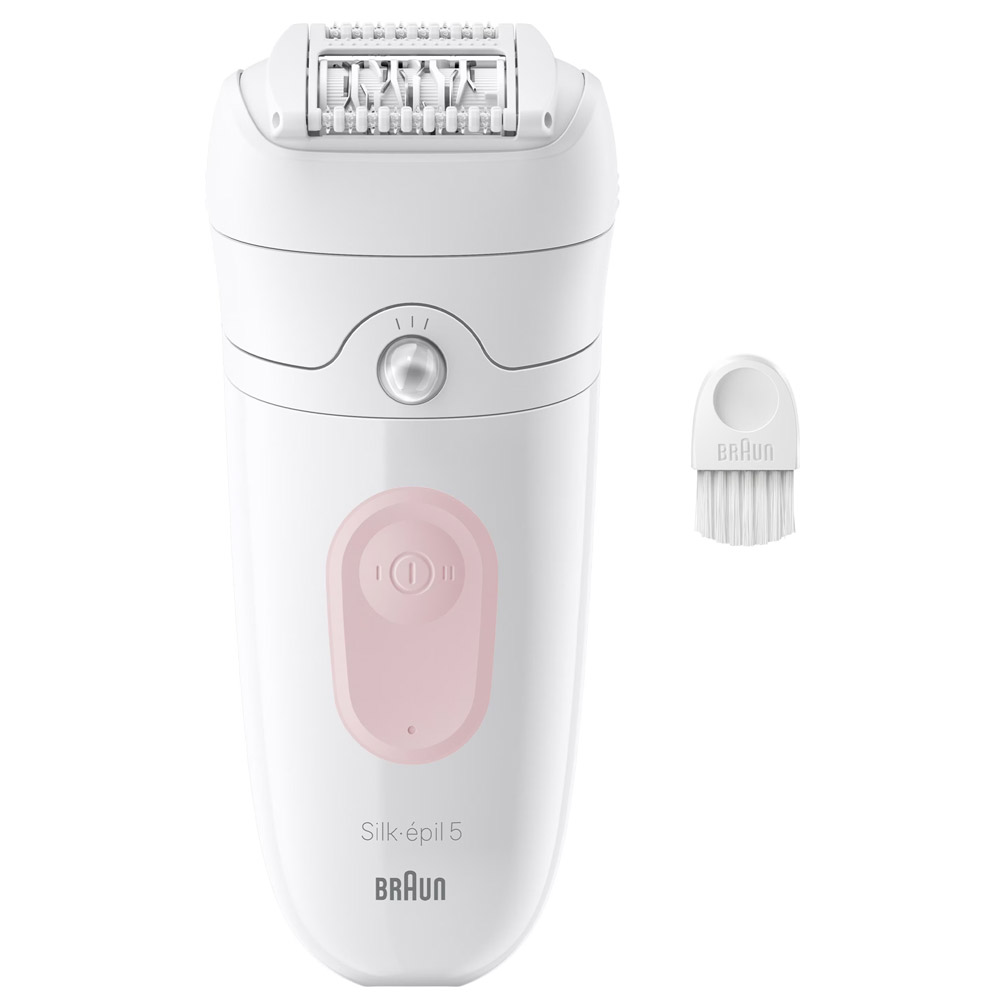 Braun Silk-épil 5-000 Epilierer weiß/rosa
