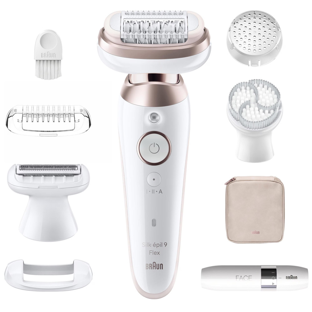 Braun Silk-épil 9 Flex 9-360 3D Epilierer weiß/rosegold