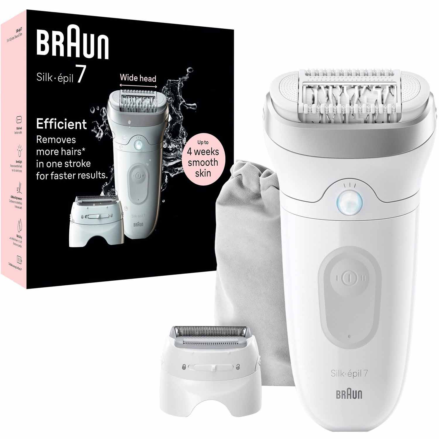 Braun Silk-épil SE7-041 Wet & Dry Epilierer grau