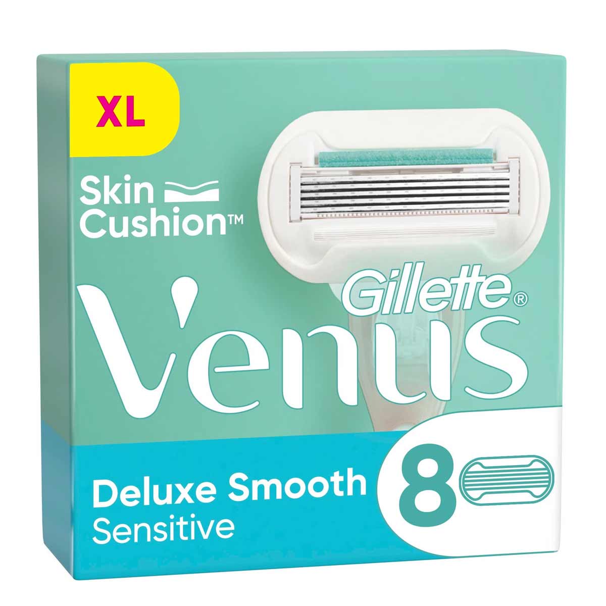 Gillette Venus Deluxe Smooth Sensitive Rasierklingen 8 Stück