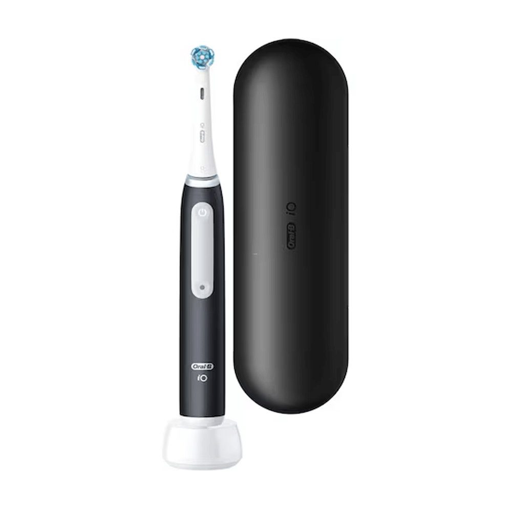 Oral-B iO Series 3 Elektrische Zahnbürste matt black m. Reiseetui & Timer