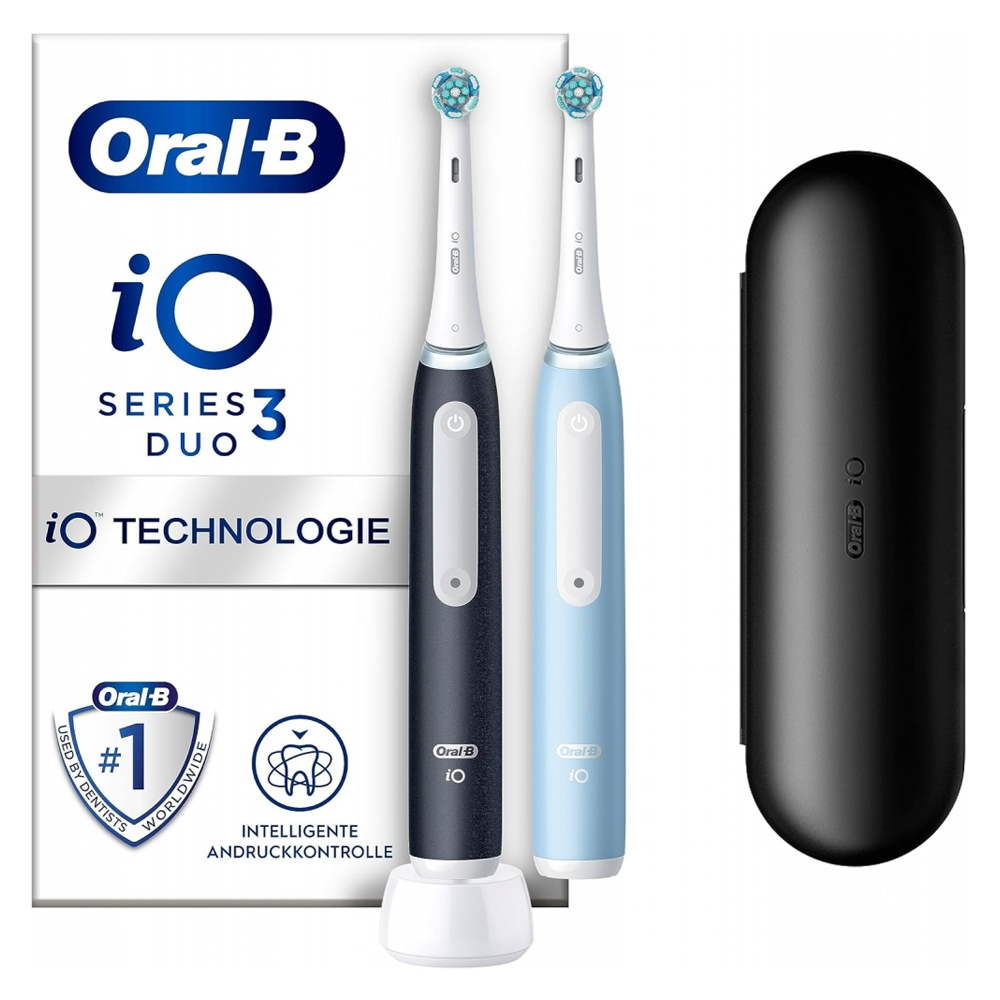 Oral-B iO Series 3 Duo elektr. Zahnbürste black/blue