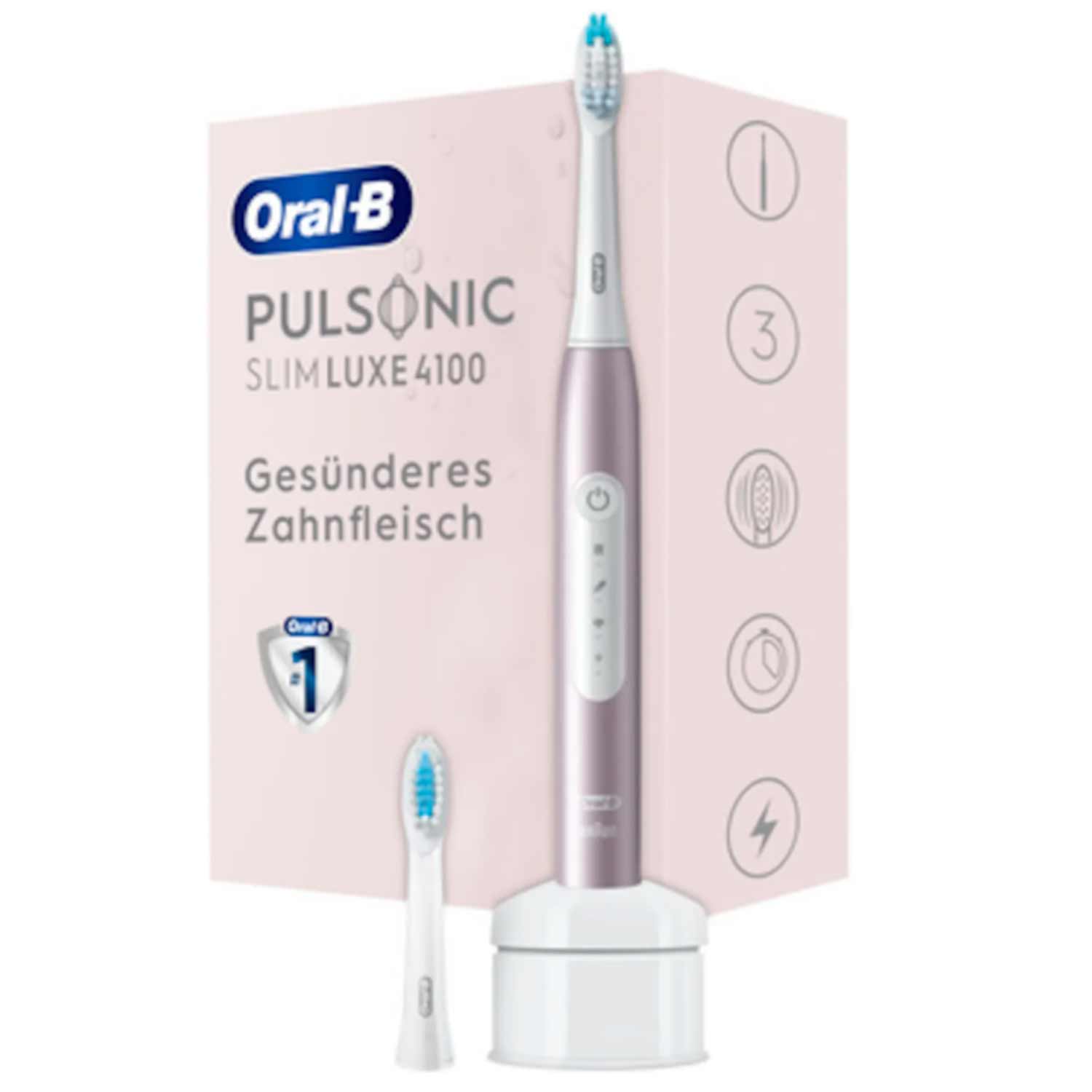 Oral-B Pulsonic Slim Luxe 4100 Elektrische Schallzahnbürste rosegold