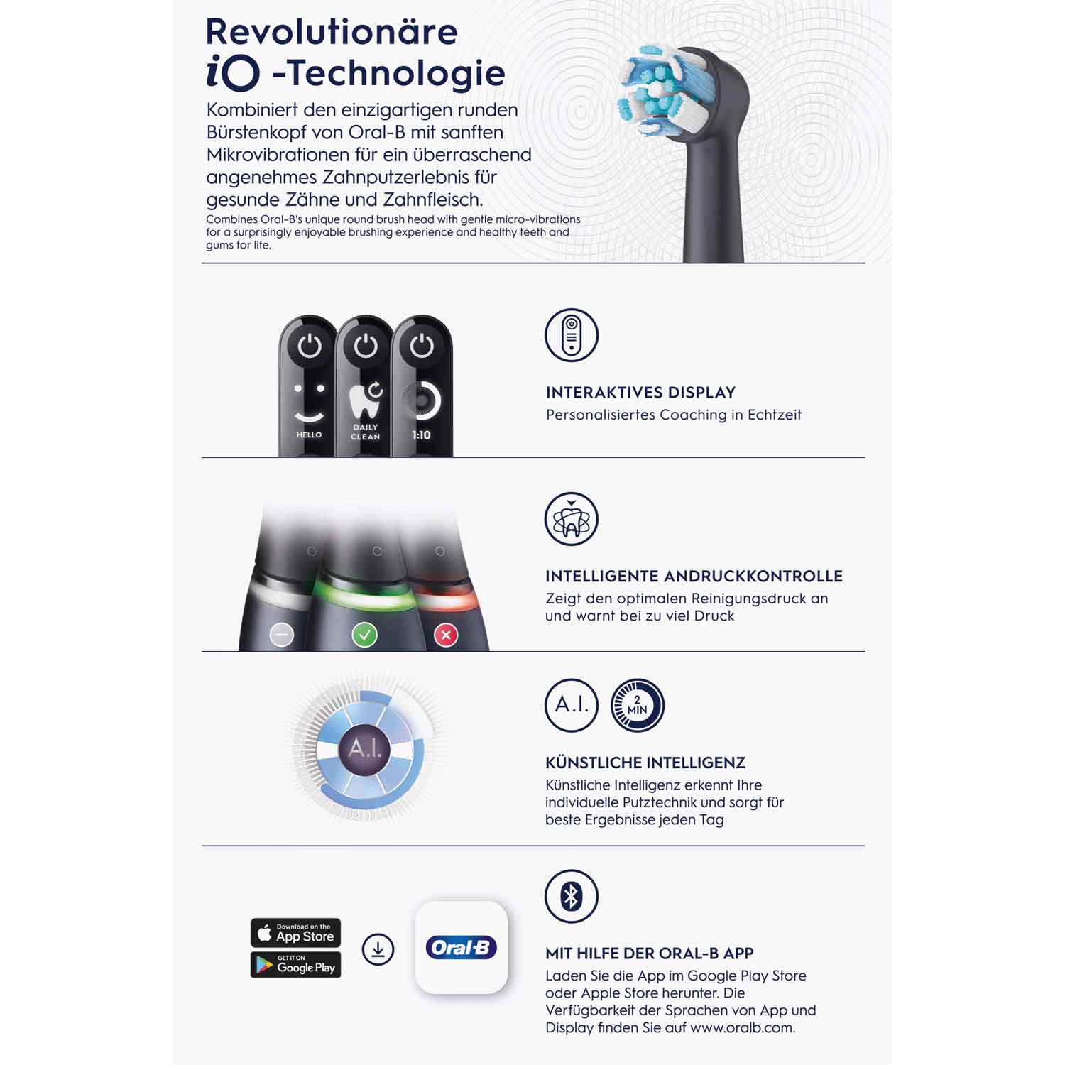 Oral-B iO Series 6 Duo elektr. Zahnbürste black lava/pink sand